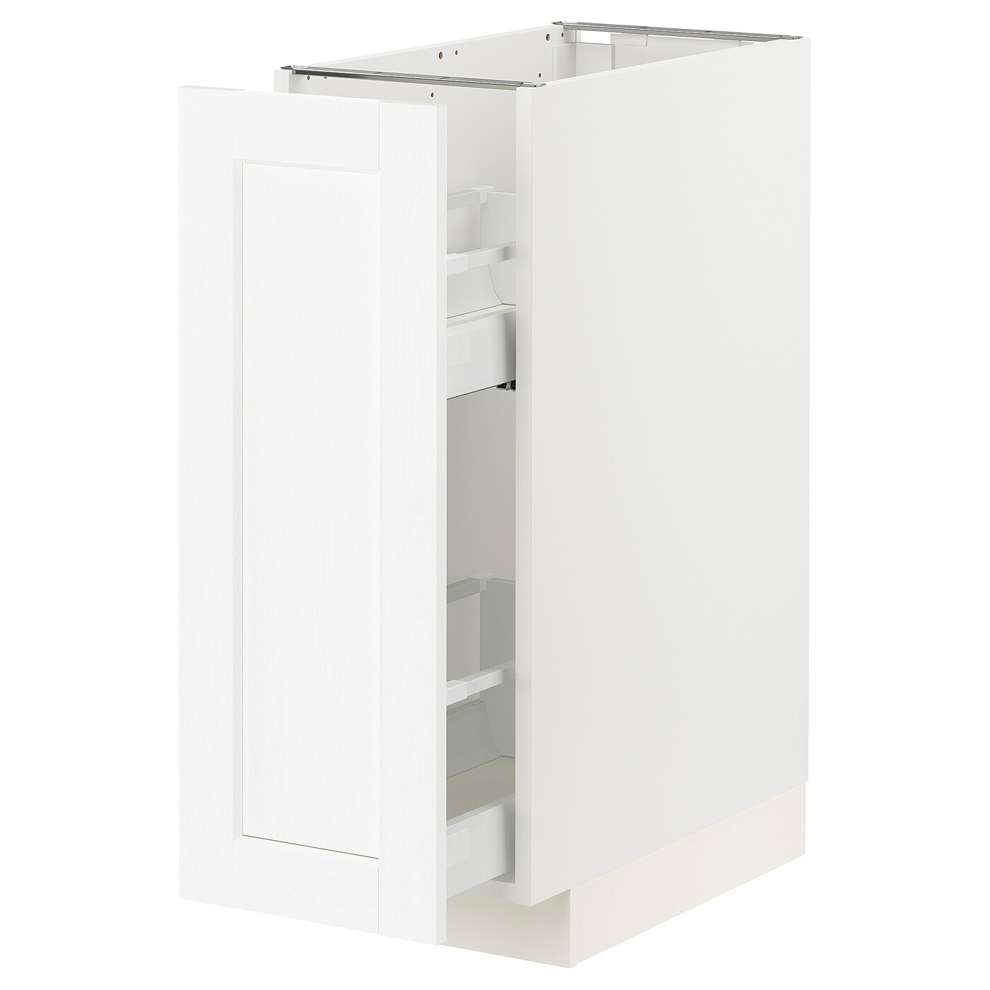 Напольный шкаф - IKEA METOD MAXIMERA, 88x62x30см, белый, МЕТОД МАКСИМЕРА ИКЕА