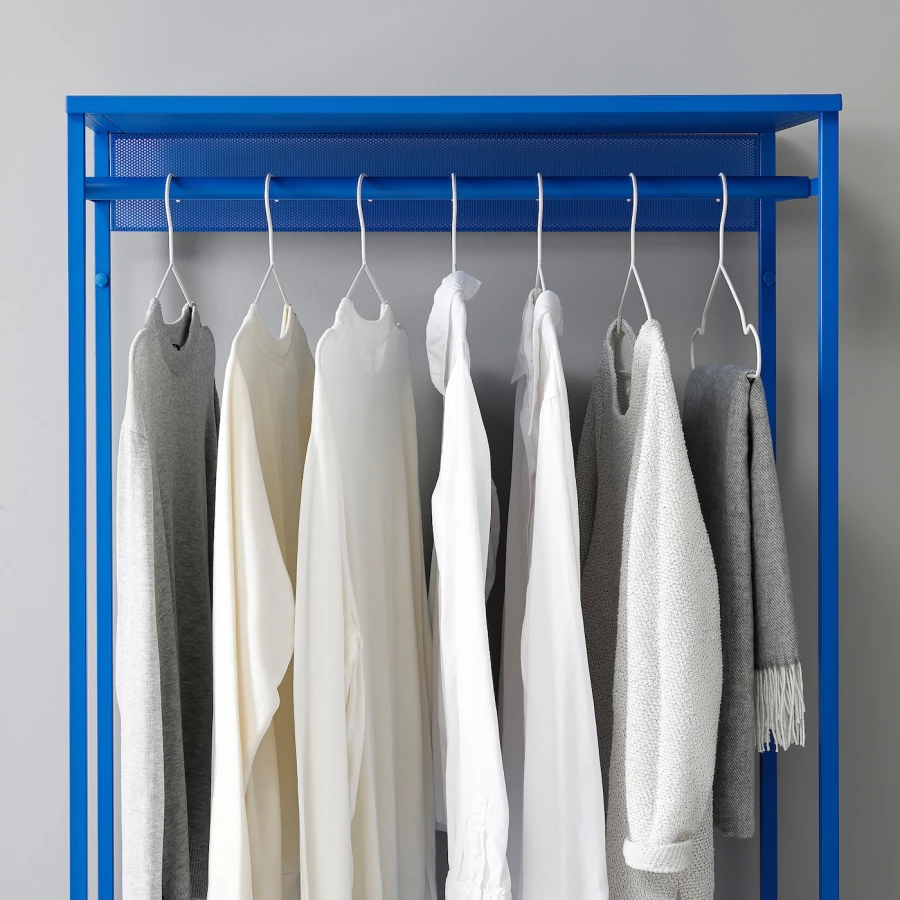 Комбинация для хранения - PLATSA  IKEA/ ПЛАТСА  ИКЕА, 191х80 см, белый/синий (изображение №5)
