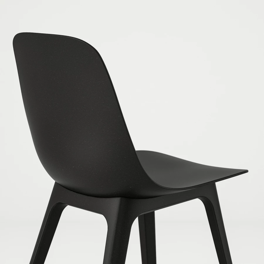 Стол и 6 стульев - IKEA EKEDALEN/ODGER/ЭКЕДАЛЕН/ОДГЕР ИКЕА, 120х180х80 см, дуб/темно-серый (изображение №4)