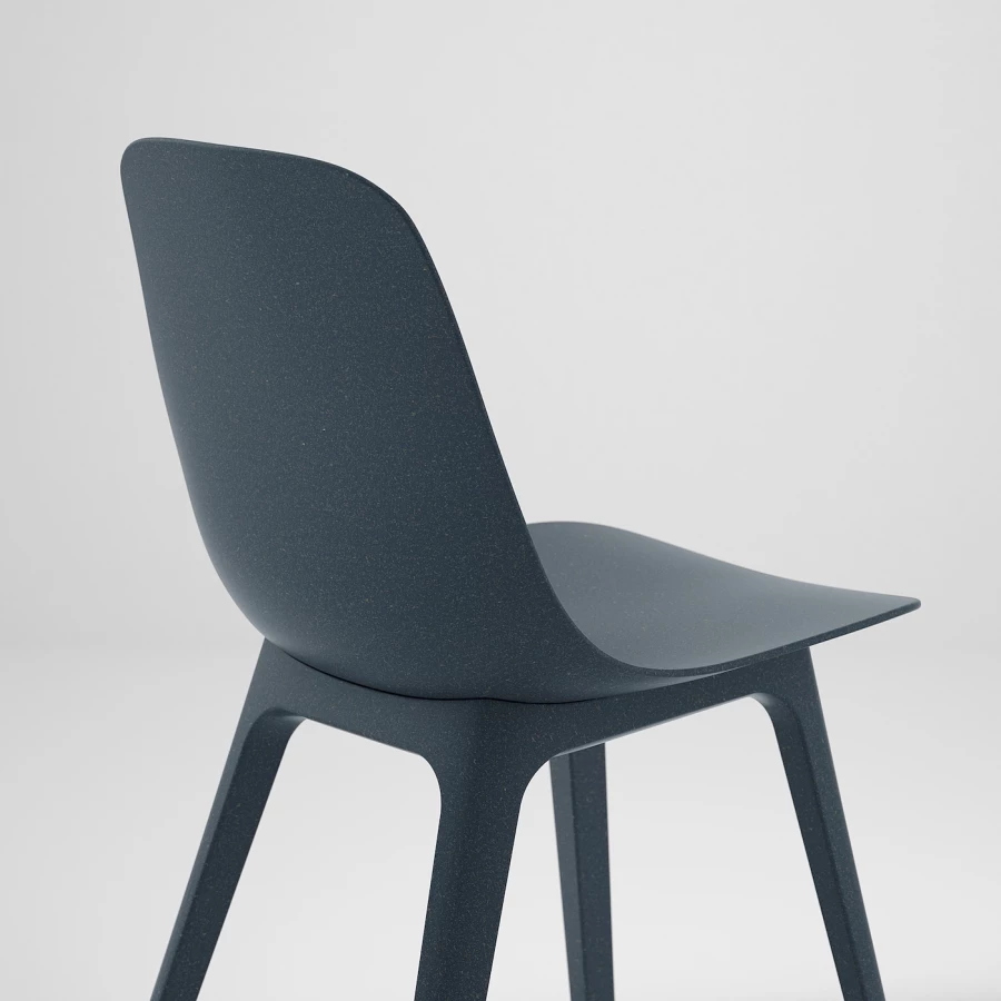 Стол и 4 стула - IKEA EKEDALEN/ODGER/ЭКЕДАЛЕН/ОДГЕР ИКЕА, 120/180х80 см, дуб/темно-голубой (изображение №5)