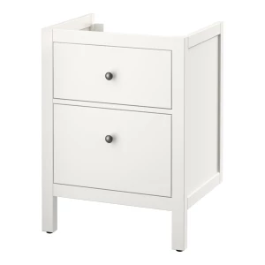 Тумба под умывальник - IKEA HEMNES/ХЕМНЭС ИКЕА, 60x83 см, белый