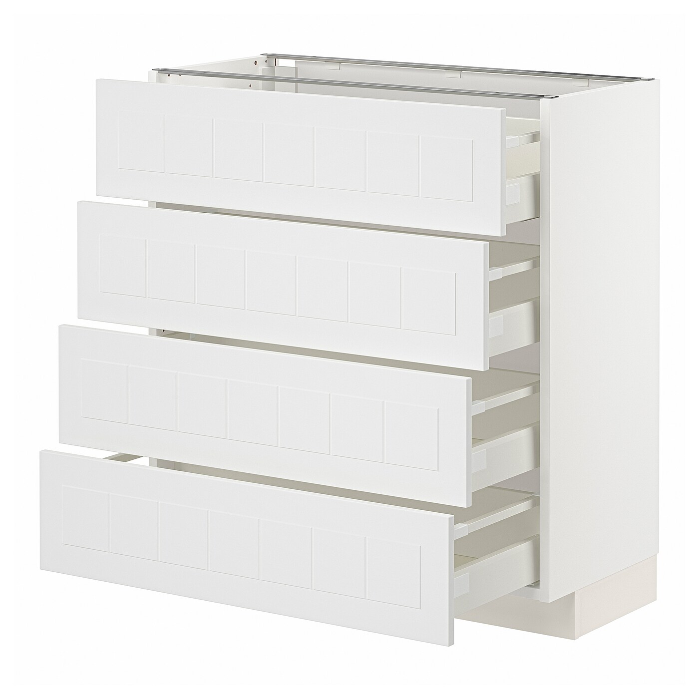 Напольный шкаф  - IKEA METOD MAXIMERA, 88x39,5x80см, белый, МЕТОД МАКСИМЕРА ИКЕА