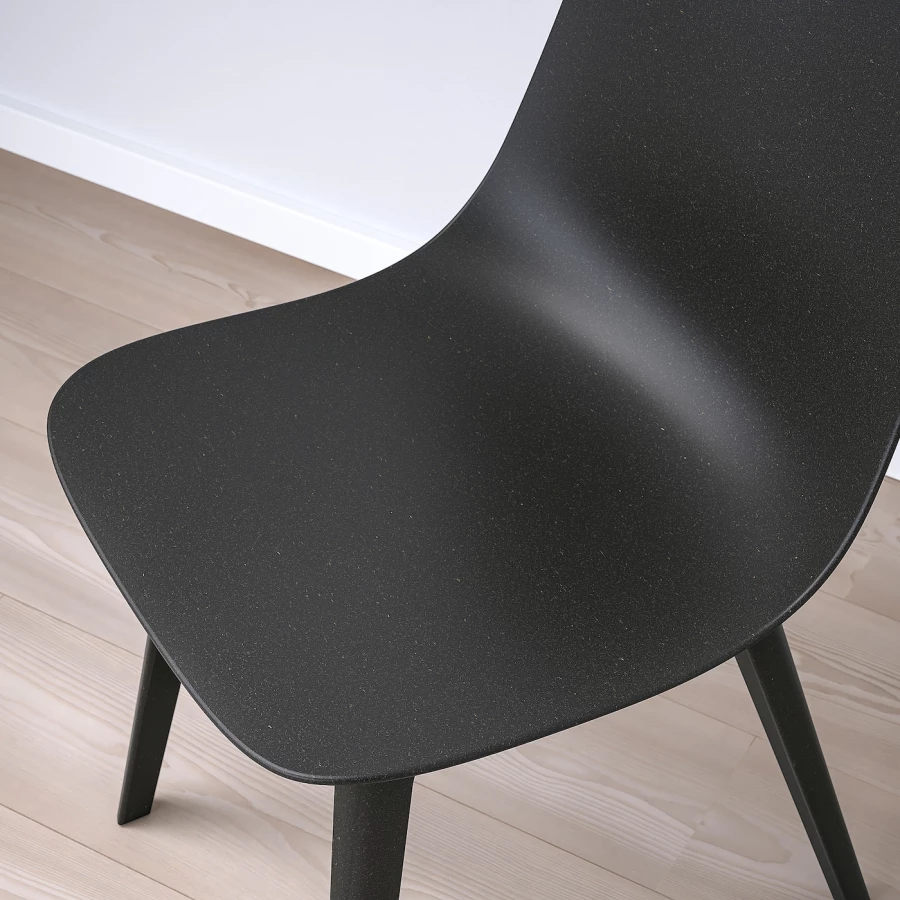 Стол и 4 стула - IKEA EKEDALEN/ODGER/ЭКЕДАЛЕН/ОДГЕР ИКЕА, 120/180х80 см, дуб/темно-серый (изображение №6)