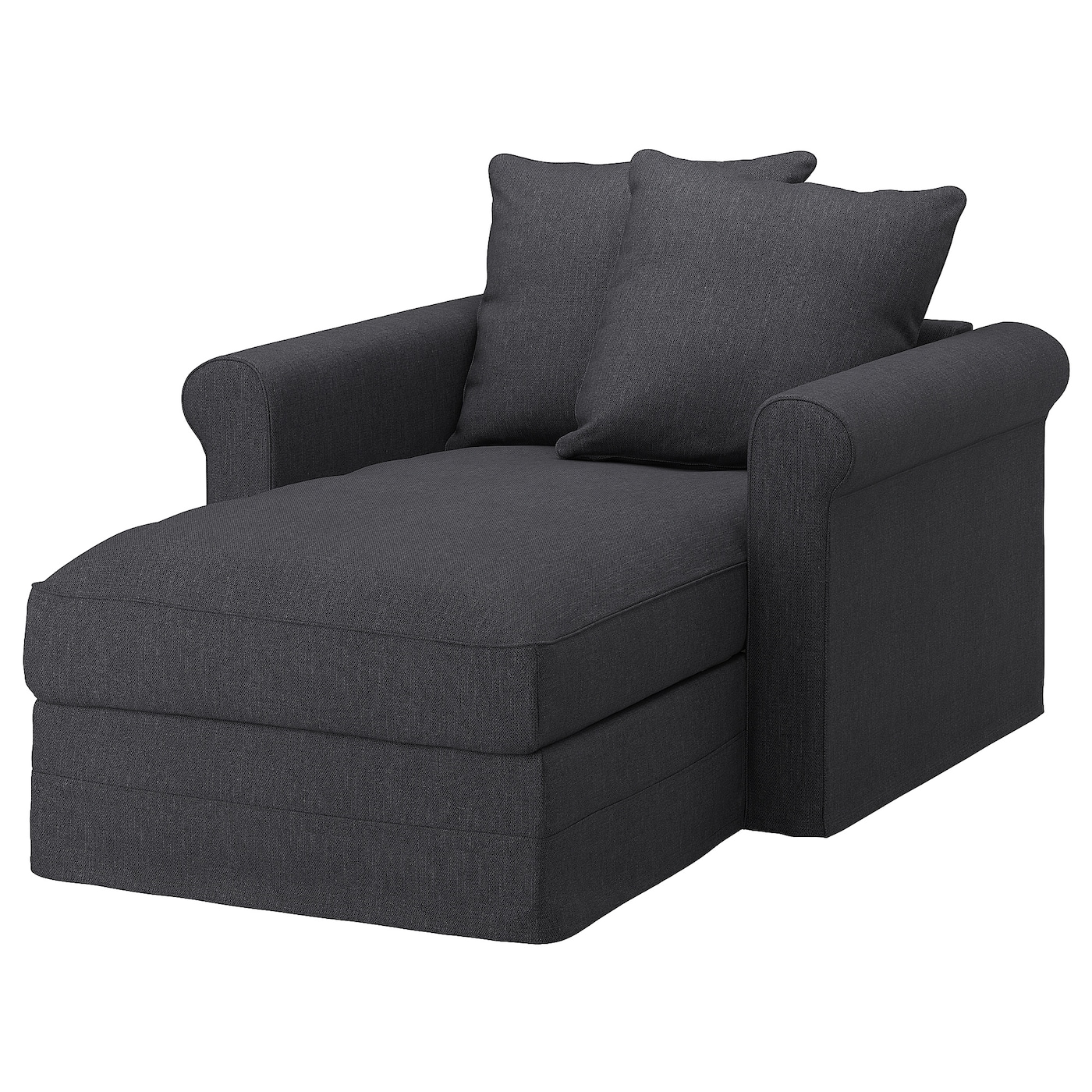 Кресло-кровать - IKEA GRÖNLID/GRONLID/ГРЕНЛИД/ГРЁНЛИД ИКЕА, 49х117х164 см, чёрный