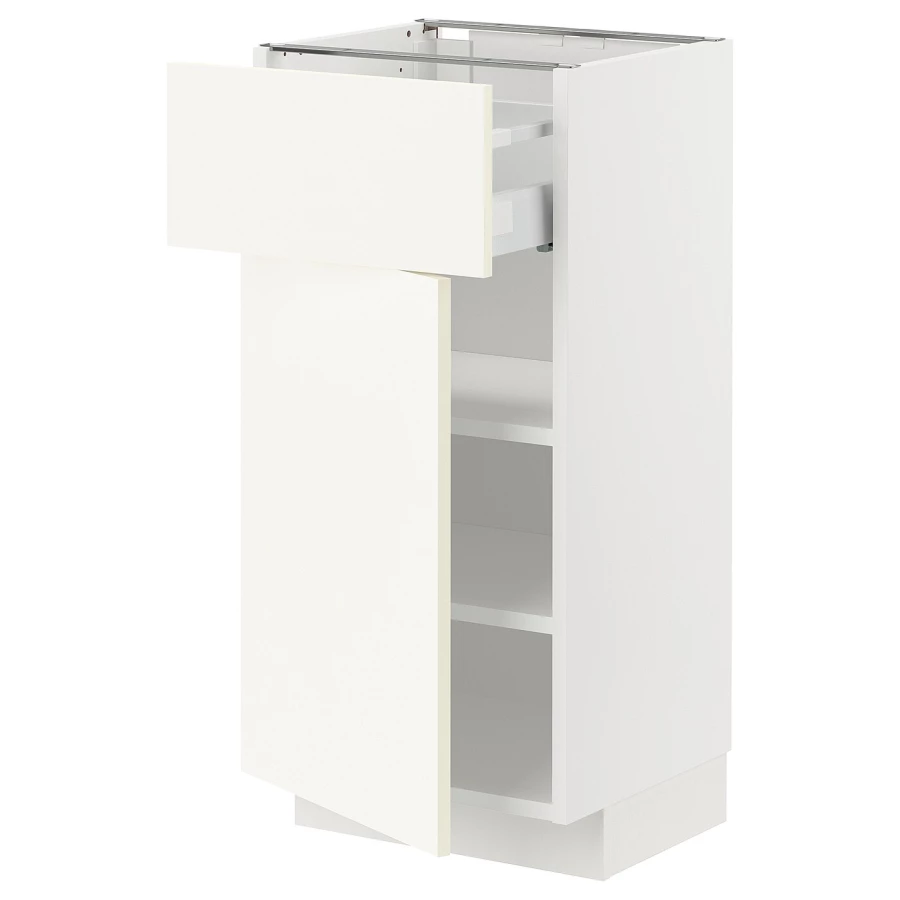 Напольный шкаф - IKEA METOD MAXIMERA, 88x39x40см, белый, МЕТОД МАКСИМЕРА ИКЕА (изображение №1)