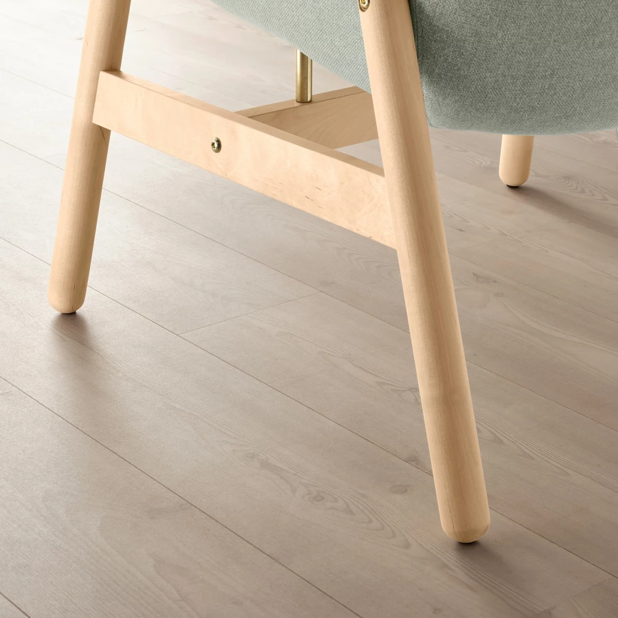 Кресло с высокой спинкой - IKEA VEDBO/ВЕДБО ИКЕА, 108х85х80 см, зеленый (изображение №7)