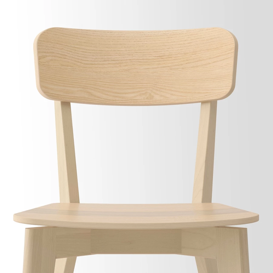 Стол и 4 стула - SKANSNÄS / LISABO/SKANSNАS IKEA/ СКАНСНАС/  ЛИСАБО ИКЕА, 90х75 см,  под беленый дуб (изображение №3)