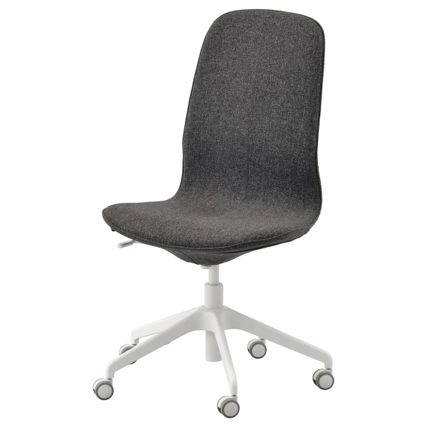 Офисный стул - IKEA LÅNGFJÄLL/LANGFJALL, 68x68x104см, черный, ЛОНГФЬЕЛЛЬ ИКЕА