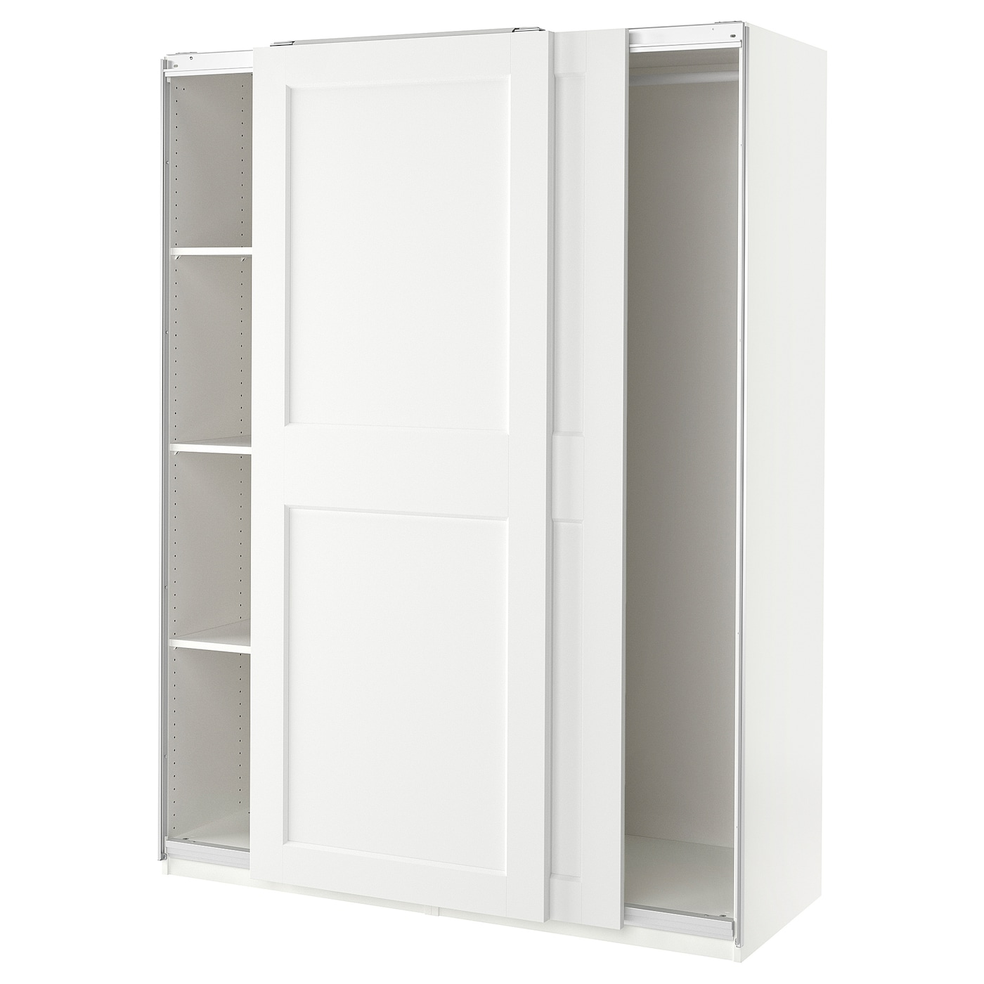 Шкаф-купе - IKEA PAX/GRIMO/ПАКС/ГРИМО ИКЕА, 150x66x201 см, белый