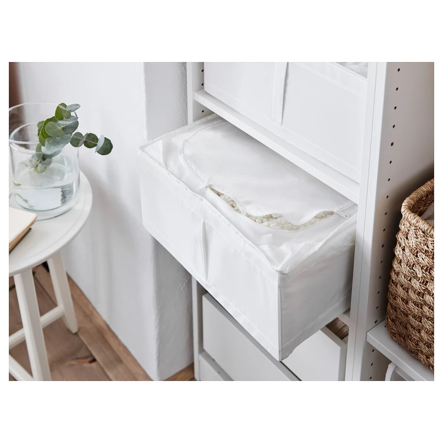 Ящик для хранения - SKUBB IKEA/ СКУББ ИКЕА. 55х44х19 см, белый (изображение №4)