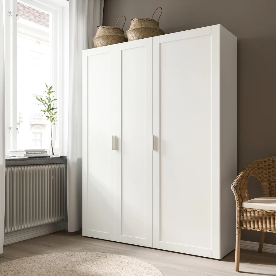 Дверца шкафа - SANNIDAL IKEA/ САННИДАЛЬ ИКЕА, 40х180 см,   белый (изображение №2)