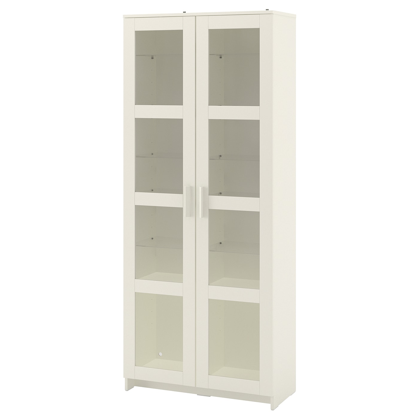Шкаф-витрина - IKEA BRIMNES/ БРИМНЭС/БРИМНЕС ИКЕА, 80х190х35 см, белый,
