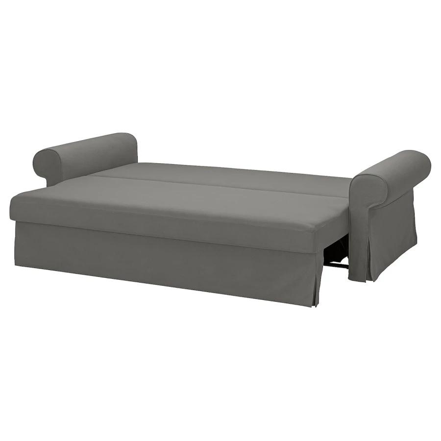 Диван-кровать 3-местный - IKEA VRETSTORP, 91x96x244см, темно-серый, ВРЕТСТОРП ИКЕА (изображение №1)