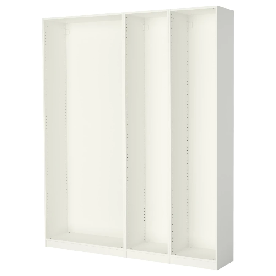 Каркас гардероба - IKEA PAX, 200x35x236 см, белый ПАКС ИКЕА (изображение №1)