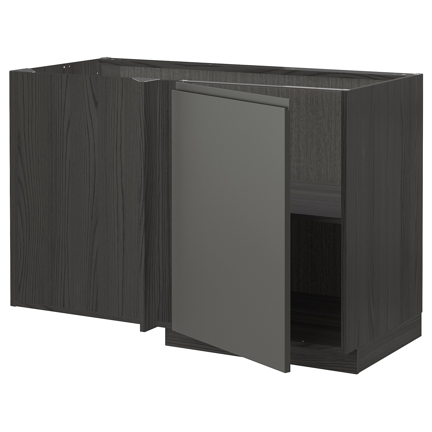 Напольный кухонный шкаф  - IKEA METOD, 62x67,5x127,5см, темно-серый, МЕТОД ИКЕА