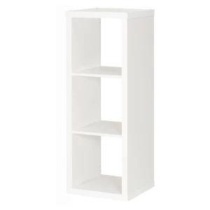 Стеллаж 3 ячейки - IKEA KALLAX, 112х42 см, белый, КАЛЛАКС ИКЕА