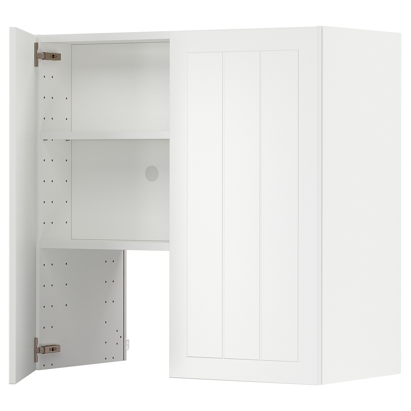 Навесной шкаф с полкой - METOD IKEA/ МЕТОД ИКЕА, 80х80 см, белый
