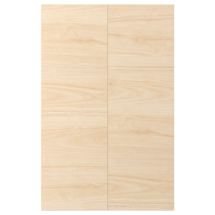 Дверца, 2 шт. - IKEA ASKERSUND, 25х80 см, ясень, АСКЕРСУНД ИКЕА (изображение №1)