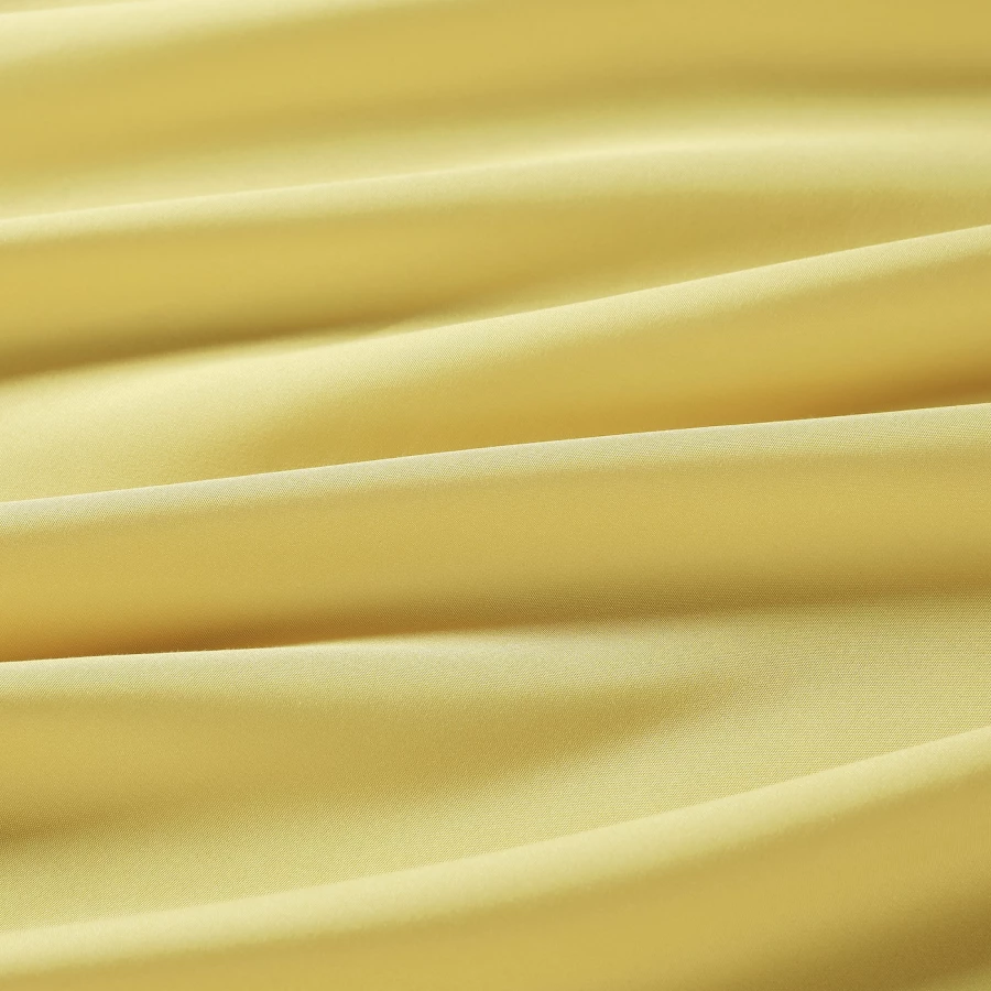 Простыня на резинке - BRUKSVARA IKEA/ БРУКСВАРА  ИКЕА,   140х200 см, желтый (изображение №5)