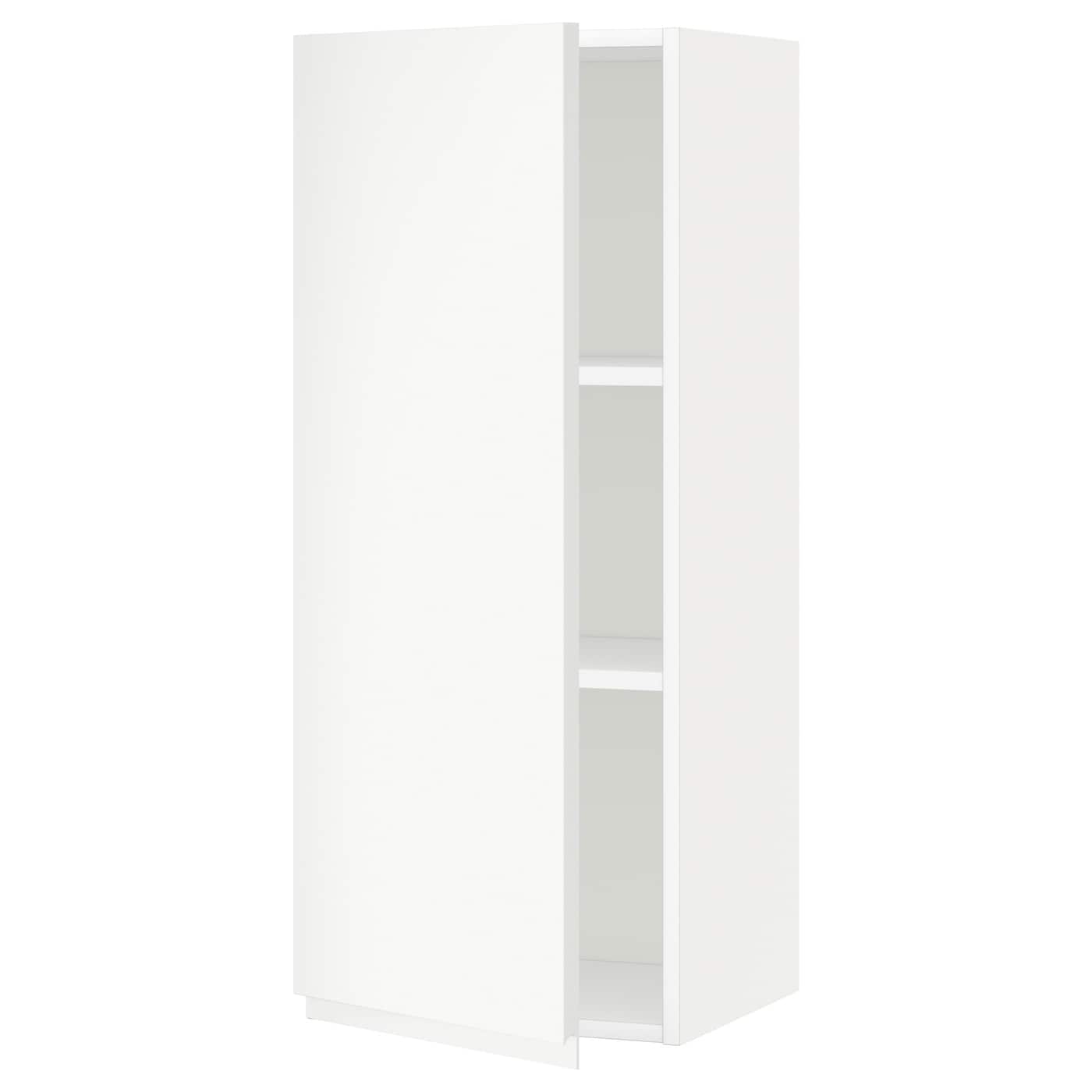 Навесной шкаф с полкой - METOD IKEA/ МЕТОД ИКЕА, 100х40 см, белый