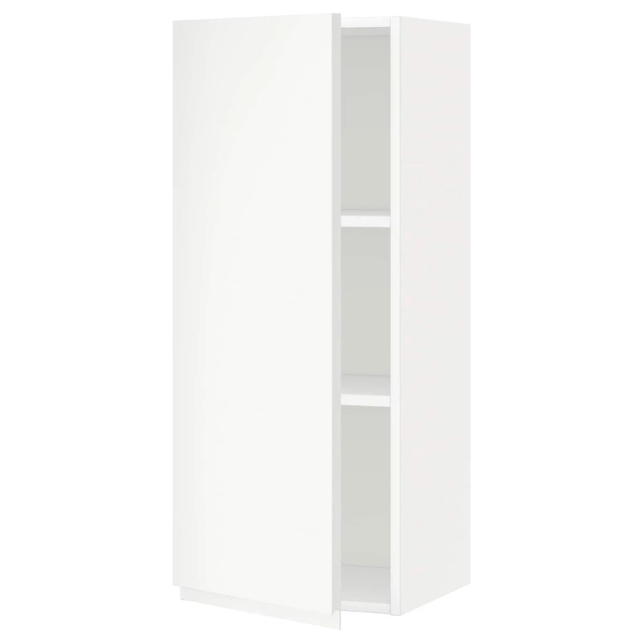 Навесной шкаф с полкой - METOD IKEA/ МЕТОД ИКЕА, 100х40 см, белый (изображение №1)