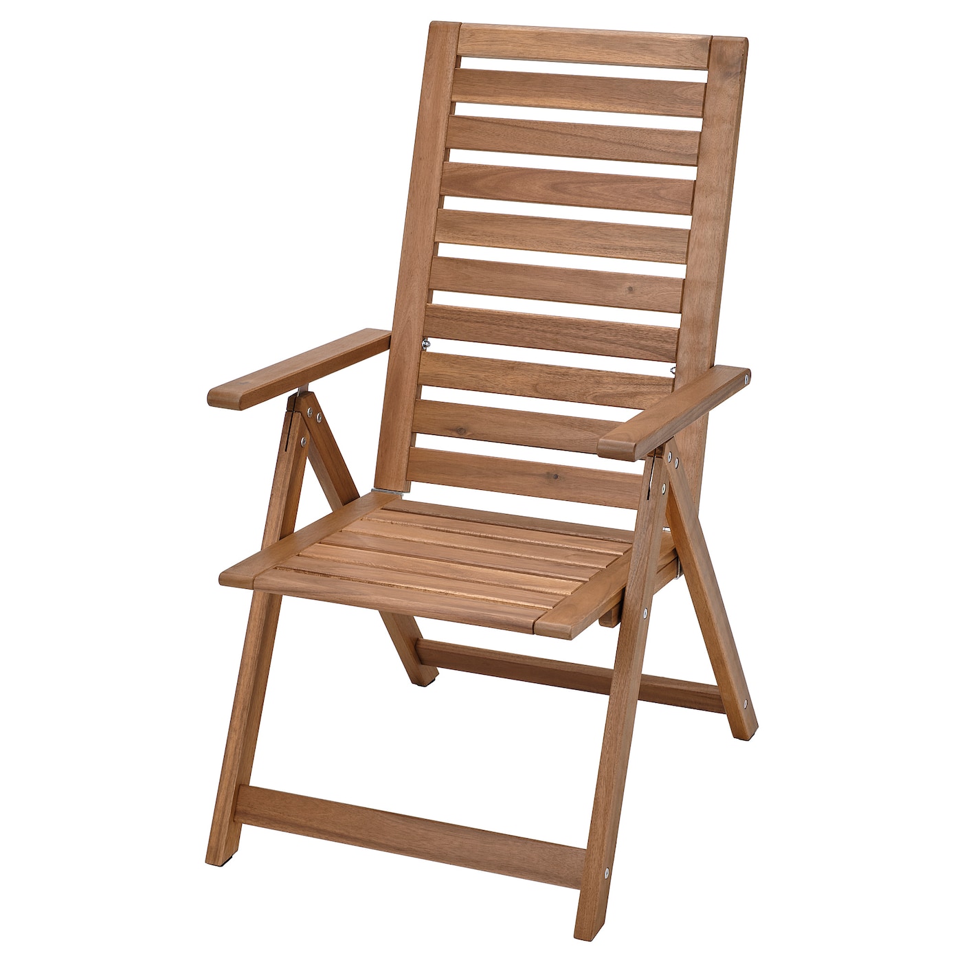 Регулируемый стул - IKEA NÄMMARÖ, 105x71x50см, коричневый/светло-коричневый, НЭММАРО ИКЕА