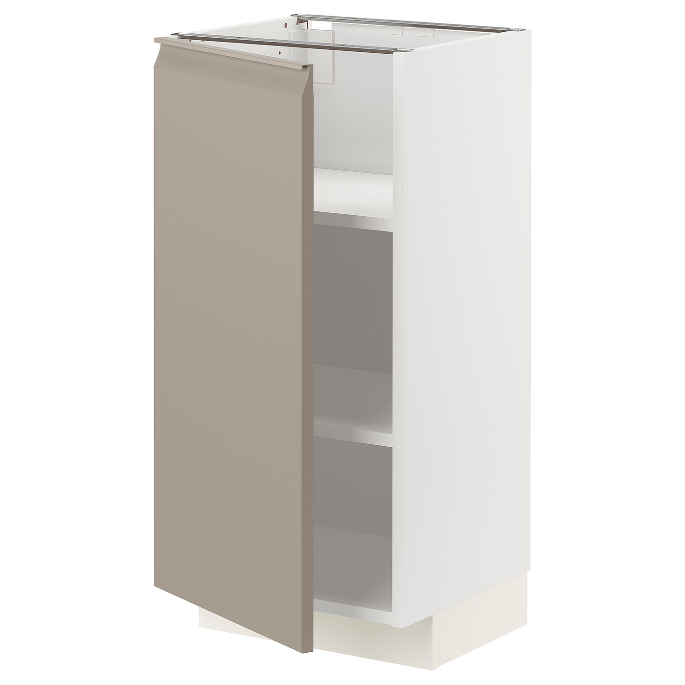 Напольный кухонный шкаф  - IKEA MAXIMERA, 88x39x40см, белый/темно-бежевый, МАКСИМЕРА ИКЕА