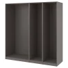 Каркас гардероба - IKEA PAX, 200x58x201 см, темно-серый ПАКС ИКЕА