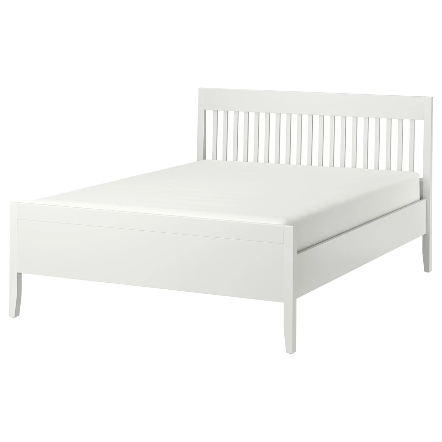 Каркас кровати - IKEA IDANÄS/IDANAS, 200х140 см, белый, ИДАНЭС ИКЕА (изображение №1)