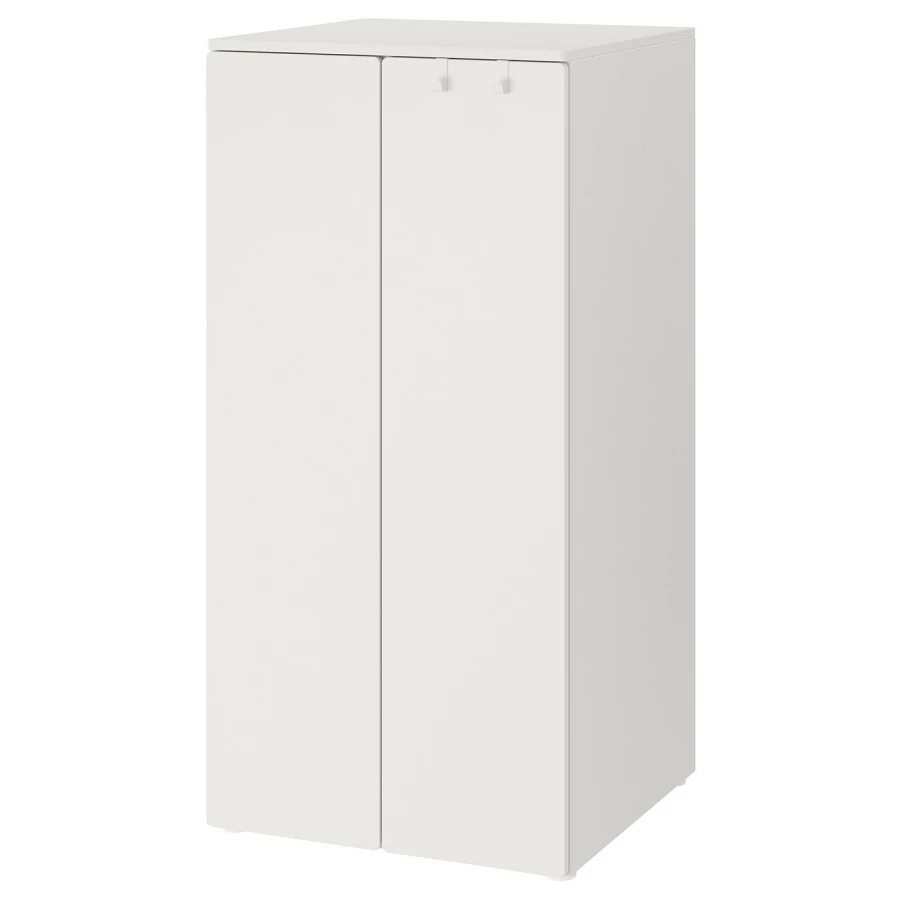 Шкаф детский - IKEA PLATSA/SMÅSTAD/SMASTAD, 60x57x123 см, белый, ИКЕА (изображение №1)
