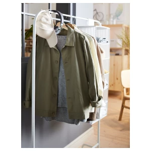 Второе фото. Вешалка напольная - IKEA MULIG/МУЛИГ ИКЕА, 152х99 см, белый