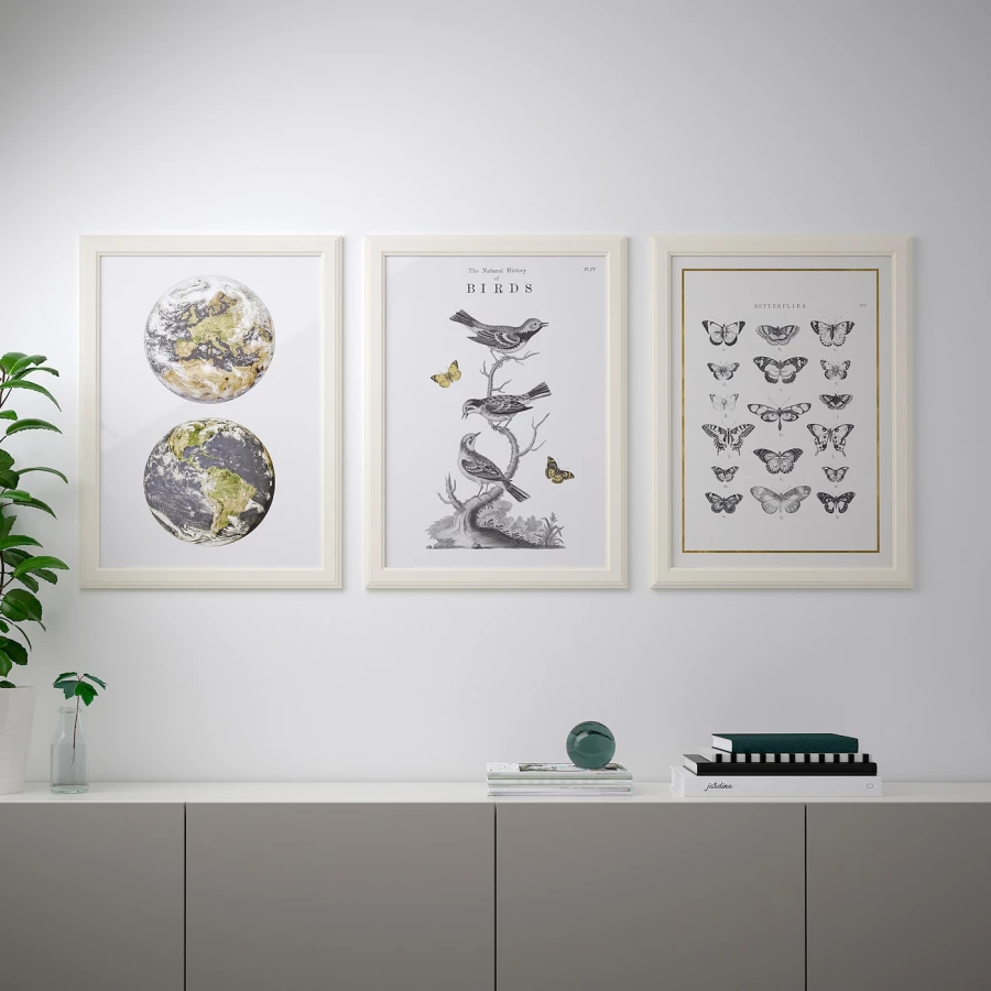 Постер, 2 шт. - IKEA BILD, 50х70 см, «Летающие существа», БИЛЬД ИКЕА (изображение №3)