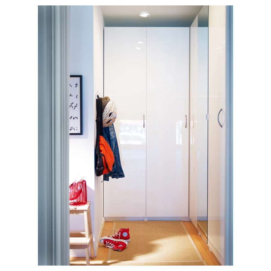Дверца гардероба - FARDAL  IKEA/ ФАРДАЛЬ ИКЕА, 50х195 см, белый (изображение №2)