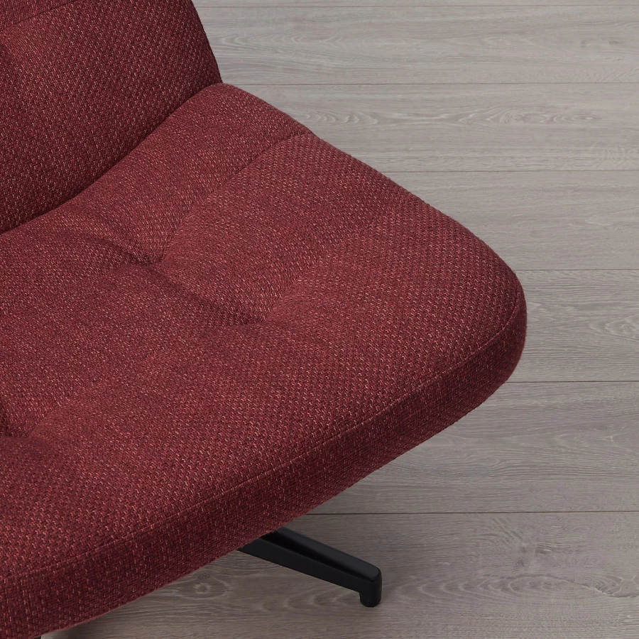 Вращающееся кресло - IKEA HAVBERG, 66х99х92 см, красный, ХАВБЕРГ ИКЕА (изображение №6)