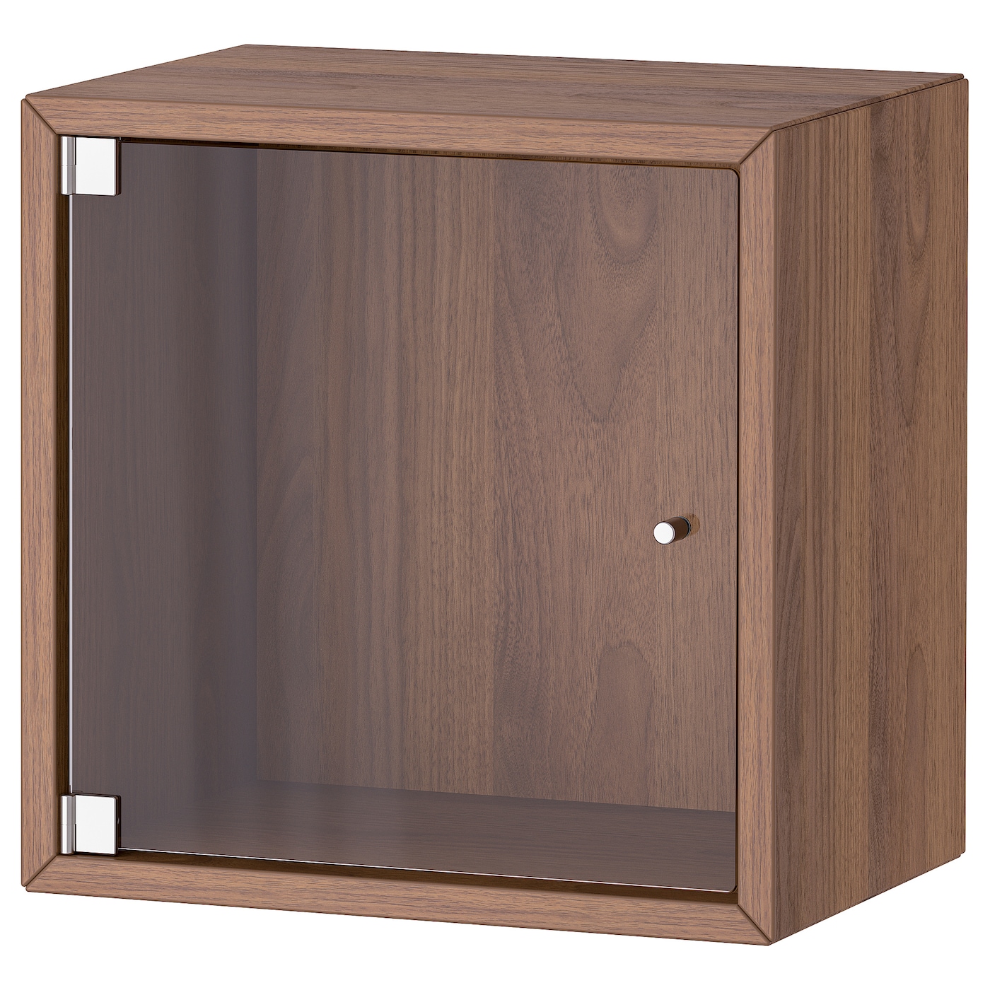Навесной шкаф - IKEA EKET, 35x25x35 см, с эффектом коричневого ореха, ЭКЕТ ИКЕА