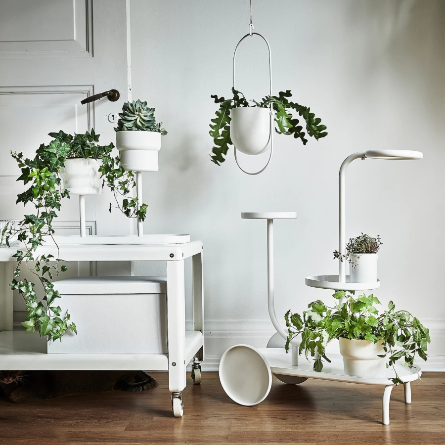 Подставка для растений - IKEA CHILISTRÅN/CHILISTRAN, 75 см, белый, ЧИЛИСТРОН ИКЕА (изображение №3)