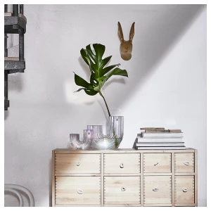 Второе фото. Ваза - IKEA RÄFFELBJÖRK / RАFFELBJОRK / РАФФЕЛБДЖОРК ИКЕА, 12 см, стекло