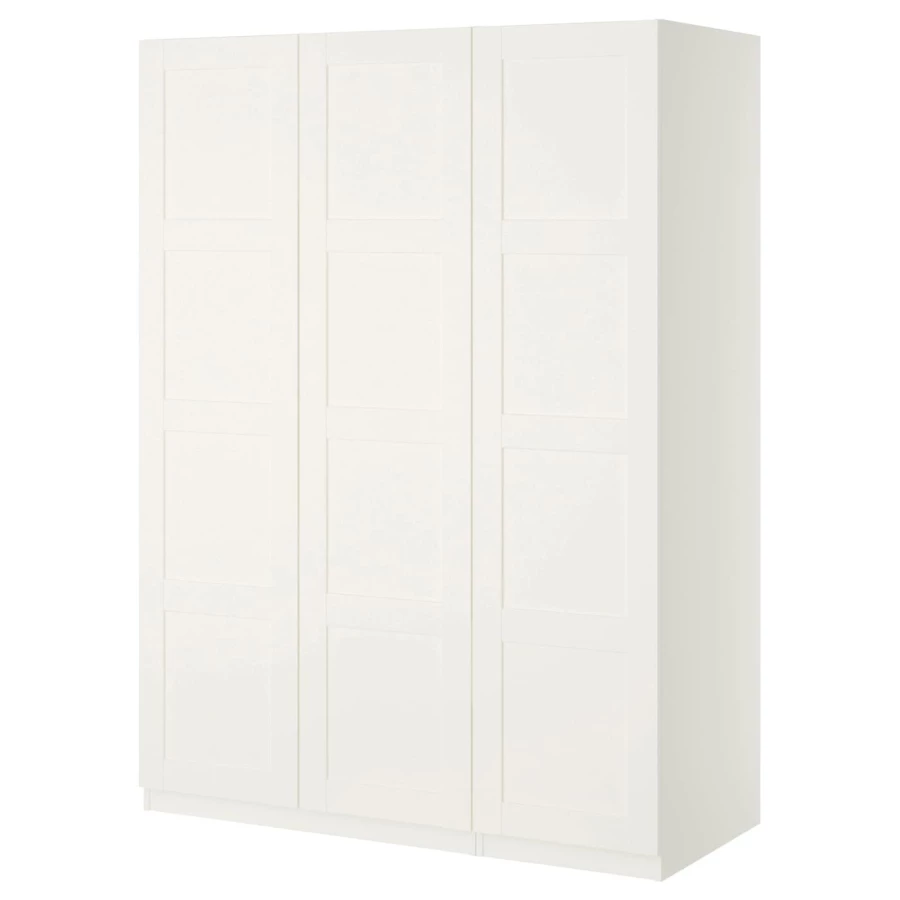 Гардероб - IKEA PAX/BERGSBO/ПАКС/БЕРГСБУ ИКЕА, 150x60x201 см, белый (изображение №2)