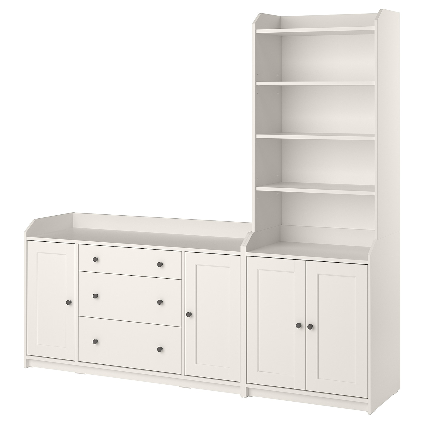 Шкаф - HAUGA IKEA/ХАУГА ИКЕА, 46х210х199 см, белый