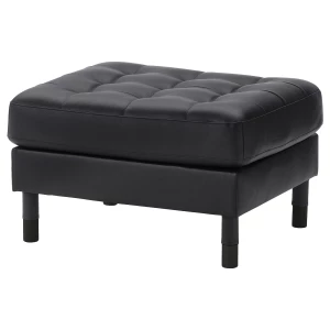 Пуф - LANDSKRONA IKEA/ ЛАНДСКРУНА ИКЕА, 65х44 см, черный