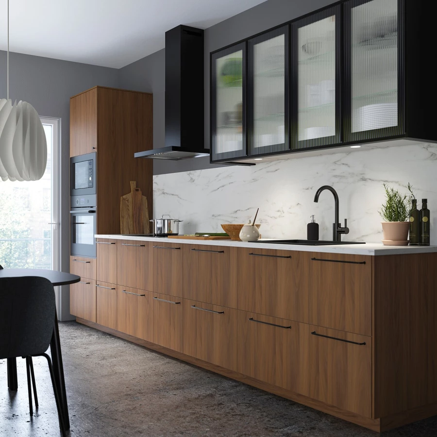 Накладная панель для посудомоечной машины - IKEA TISTORP, 45х80 см, коричневый, ТИСТОРП ИКЕА (изображение №2)