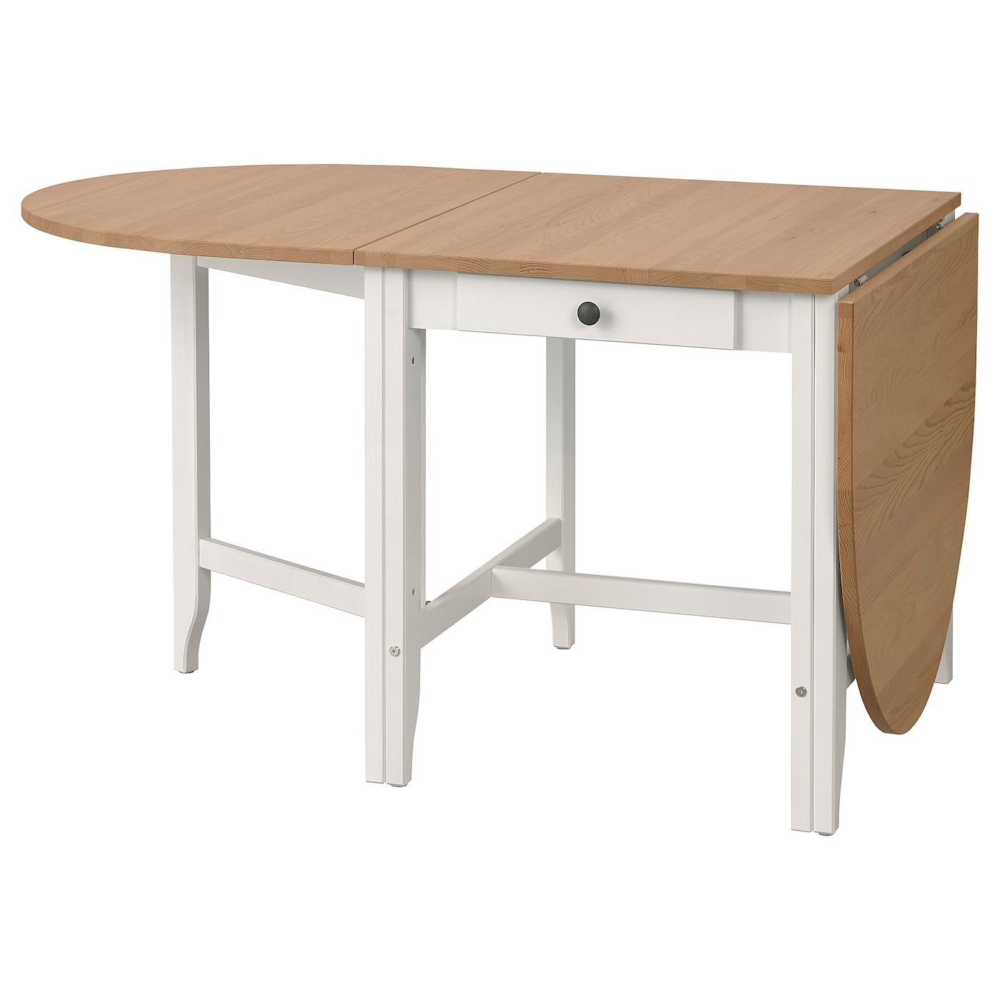 Стол с откидной столешницей - IKEA GAMLEBY/ГАМЛЕБИ ИКЕА, 134х78х74 см, коричневый