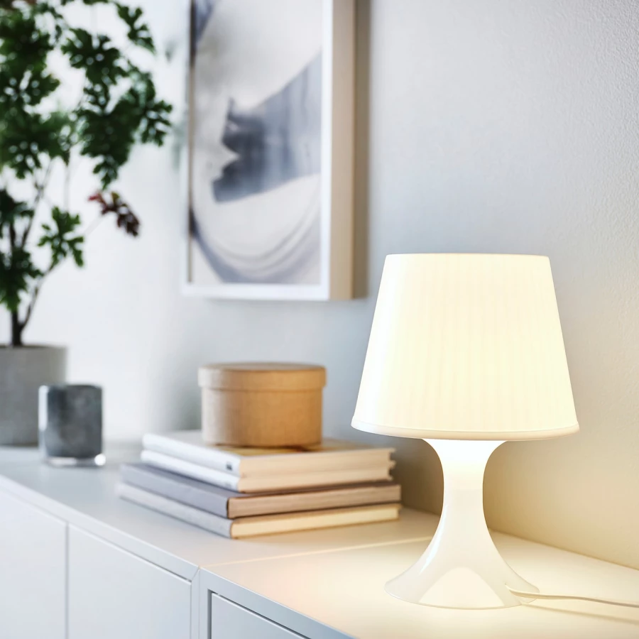 Лампа - LAMPAN IKEA/ ЛАМПАН ИКЕА, 29 см,  белый (изображение №2)