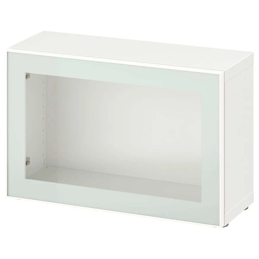 Шкаф - IKEA BESTÅ/BESTA/ БЕСТО ИКЕА, 60x22x,38 см, белый (изображение №1)