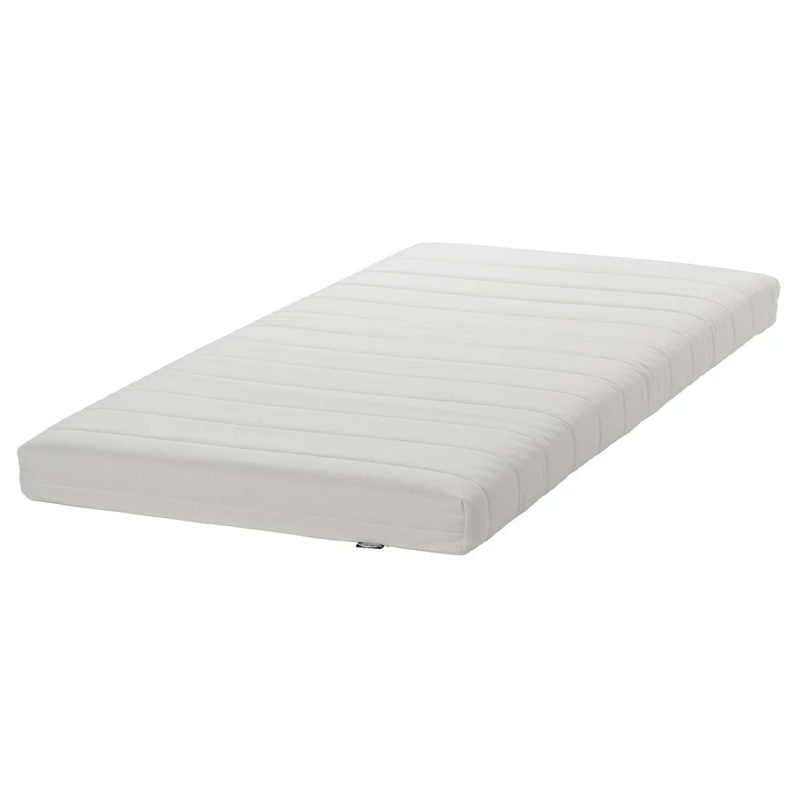 Матрас для односпальной кровати - AFJALL  IKEA/ АФЬЕЛЛЬ ИКЕА, 80x200 см, белый (изображение №1)