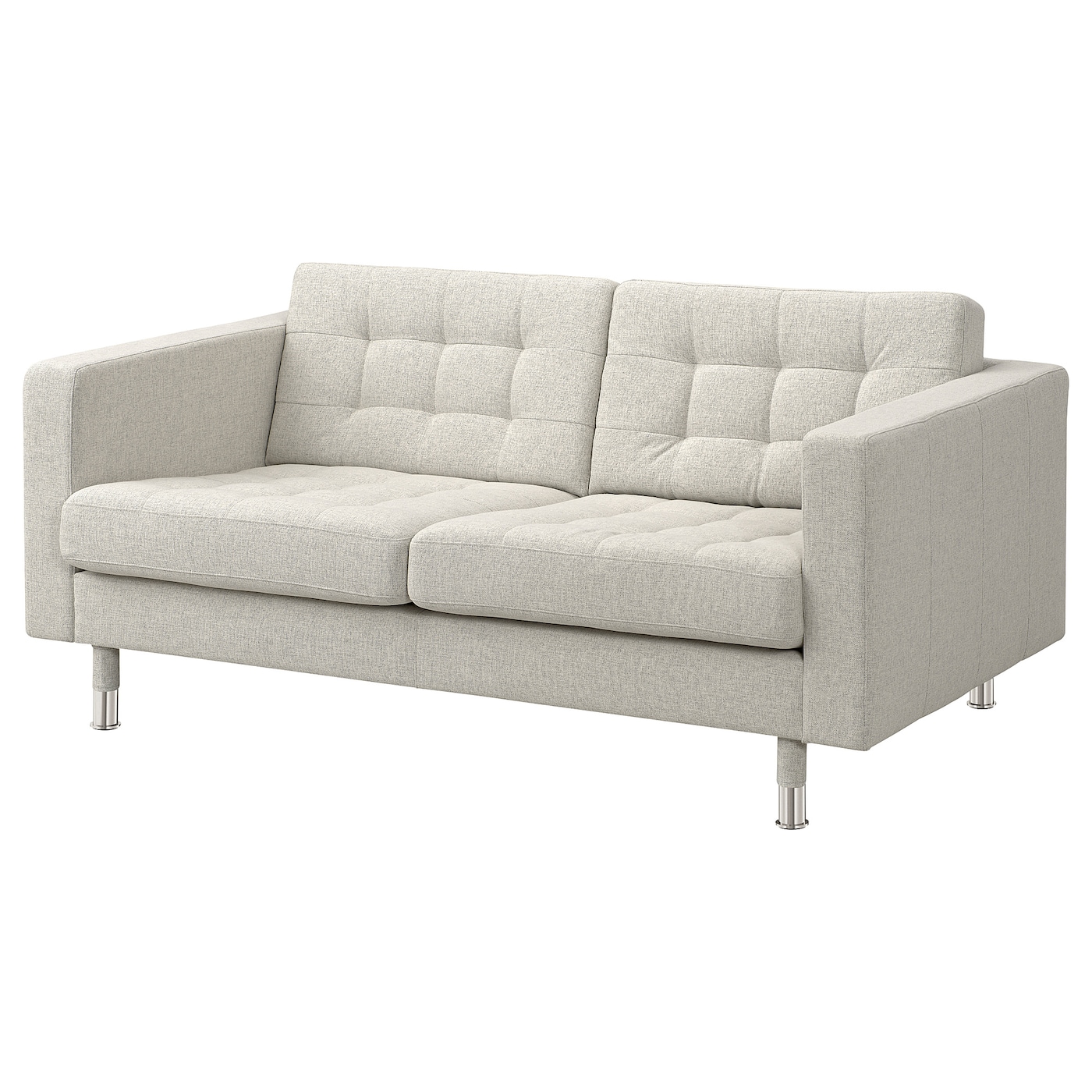 2-местный диван - IKEA LANDSKRONA/ЛАНДСКРОНА ИКЕА, 78х89х164 см, белый