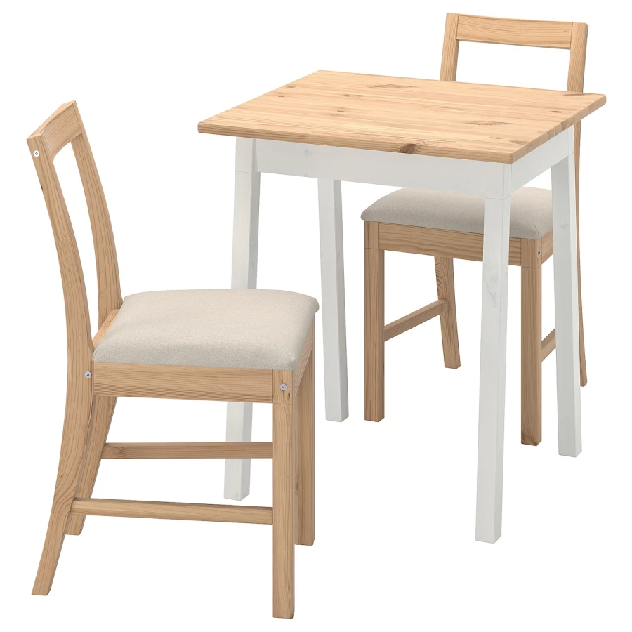 Набор кухонных столов - PINNTORP IKEA/ПИНТТОРП/ИКЕА, 65 см, бежевый (изображение №1)