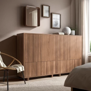 Второе фото. Зеркало настенное - IKEA DVÄRGSYREN/ДВЭРДЖСИРЕН ИКЕА, 50х40 см, коричневый