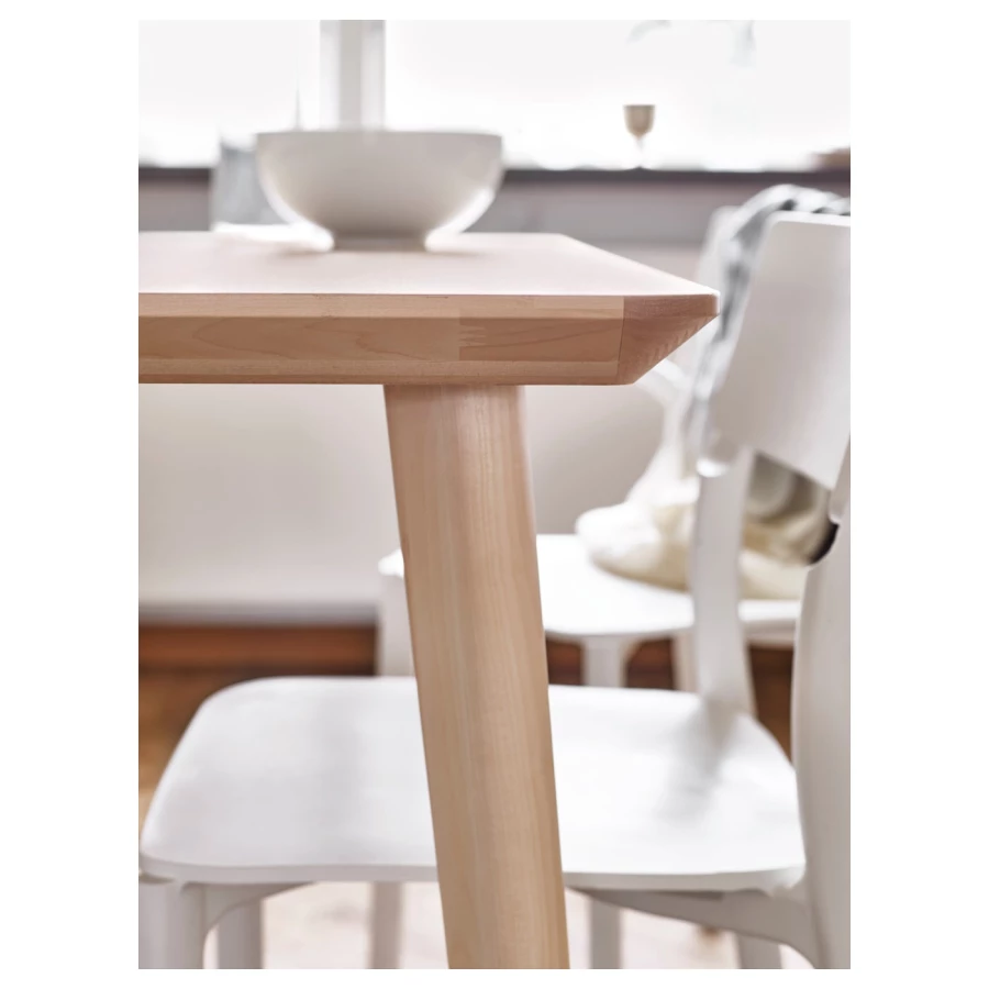 Кухонные столы - LISABO/JANINGE IKEA/ЛИСАБО/ЙАНИНГЕ ИКЕА, 140х78х74 см, бежевый (изображение №3)