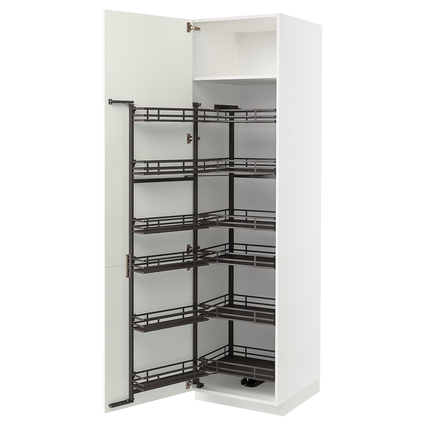 Шкаф-пенал - METOD IKEA/ МЕТОД ИКЕА,  228х60 см, белый